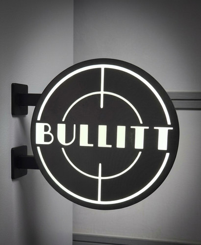 Enseigne bullitt lumineuse - enseigne,