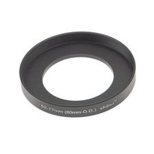 Bague adaptation 52mm-77mm pour boîte mate (matte box) 80 mm O.D.