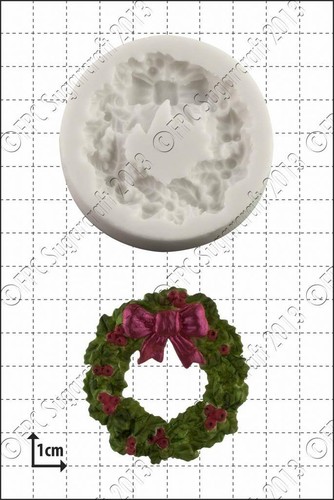 Moule silicone holly guirlande - silicone,