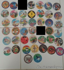 Lot 42 pogs Avimage serie 1 Capitaine Caverne World Pog Fédération Caps set