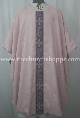 Neuf chasuble rose clergé - neuf,