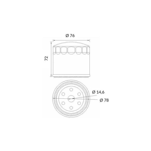 Filtre huile bimota - filtre, dbx