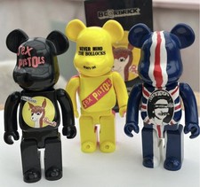 ? BE@RBRICK Sex Pistols Set Complet 400% (2006) Medicom Toy — Rare Vintage Coll