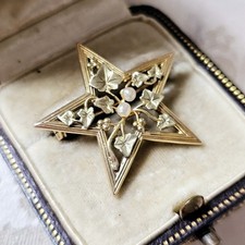 Broche Étoile Liserons Art