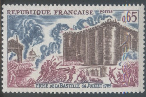 France 1971 mnh history fall - 1971, history/fall