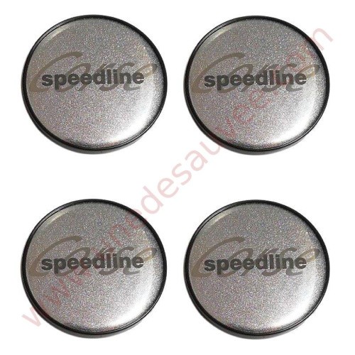 Centre roue cabochon - centre, argent