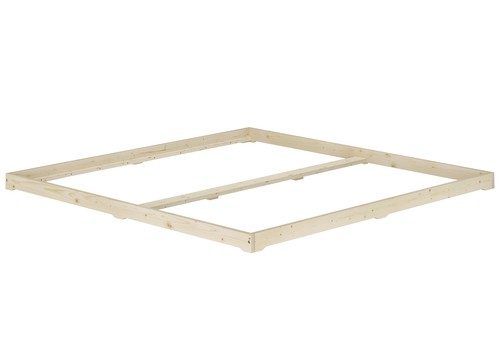 Lit futon bois naturel - en,