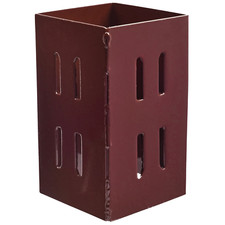 Rallonge de poteau de clôture en bois de 100 mm oxyde rouge