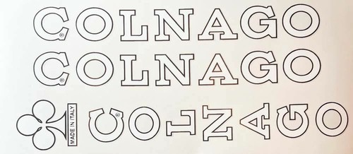 Colnago set with the - with,