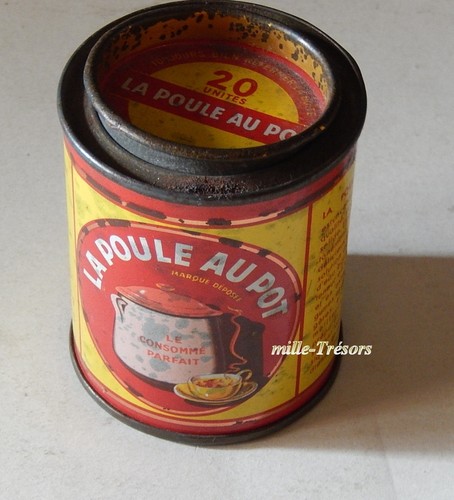 Ancienne boite poule - la, au