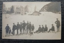 73 LE CHARMAIX HIVER NEIGE SKI SKIEURS LUGE