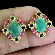 925 Argent Sterling Boucles