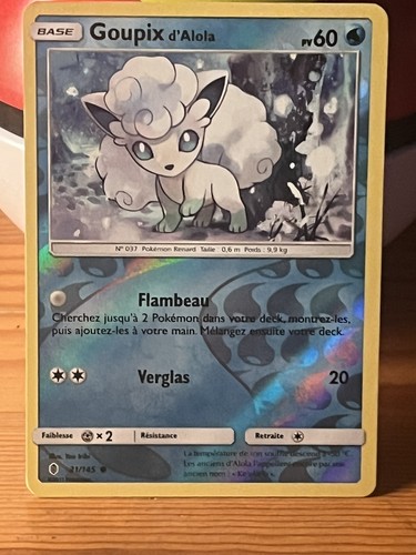 Carte pokémon goupix - carte,