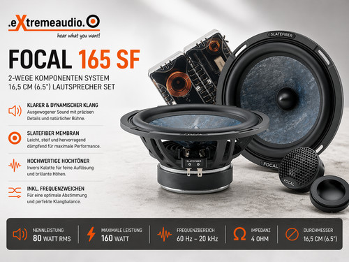 Focal 165 série slatefiber - focal,