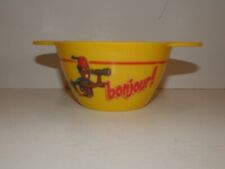 Bol plastique Banania "Bonjour" diamètre 12,5 cm