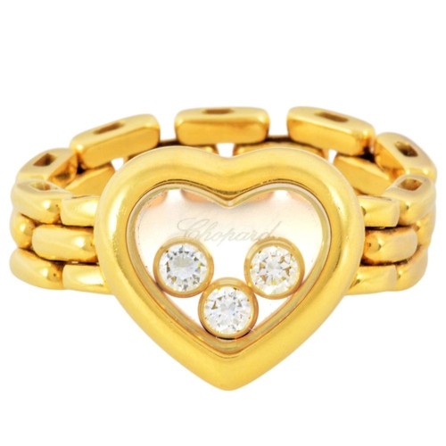 Bague chaîne vintage chopard - bague,