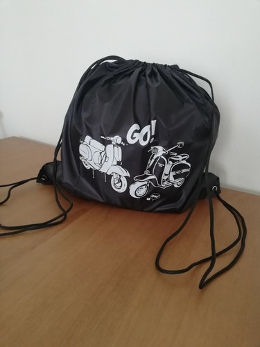 Sac dos noir scoots vespa - dos,
