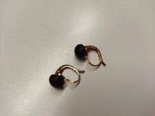 Boucles d'oreilles anciennes dormeuses De 1920