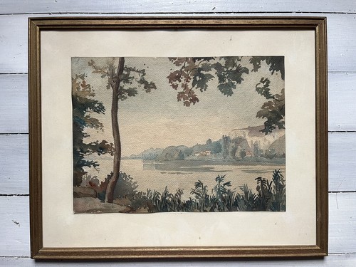 Aquarelle vallée la - vallée,