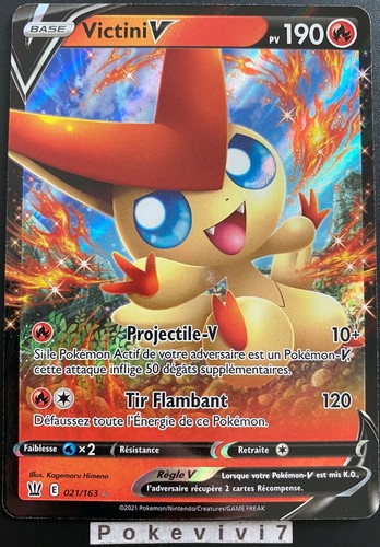 Carte pokemon victini 021 163 - pokemon,