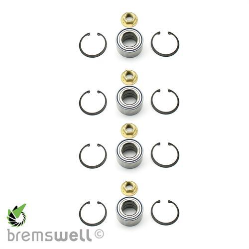 Kit roulement roue - 4x,