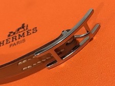 HERMES Signed “H” LEATHER