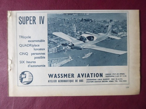 1961 pub wassmer aviation - pub,
