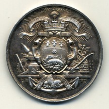 (3914) RARE Médaille Argent