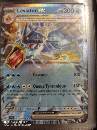 Carte pokémon léviator - pokémon,