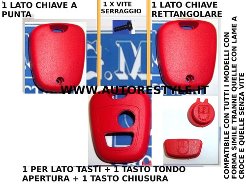 Coque rouge pour clé - coque,