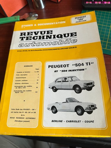Revue technique peugeot - technique,