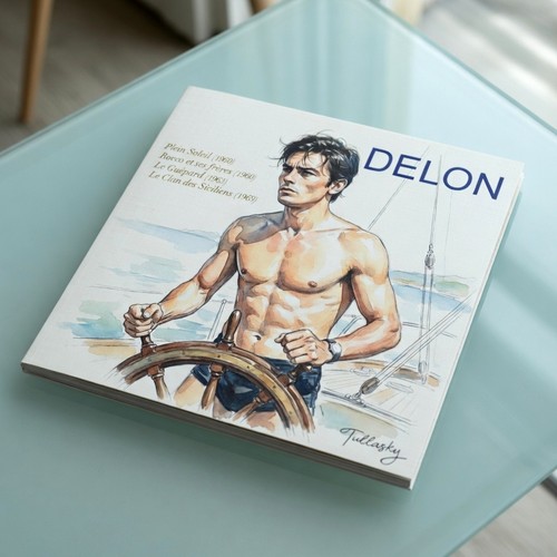 Alain delon 100 aquarelles - aquarelles, de