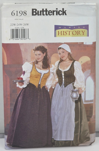 Butterick 6198 medieval - butterick,