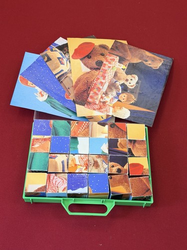 Jouet vintage malette puzzle - jouet,