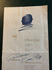 Étiquette de Vin: OPUS ONE 1985 MONDAVI BARON DE ROTHSCHILD