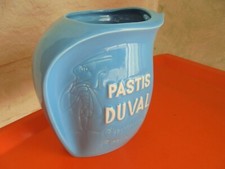 Ancien Pichet publicitaire Pastis Duval avec la Cigale gravée & Apéritif Anisé