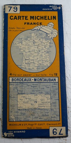 Carte michelin 1926 - 79,
