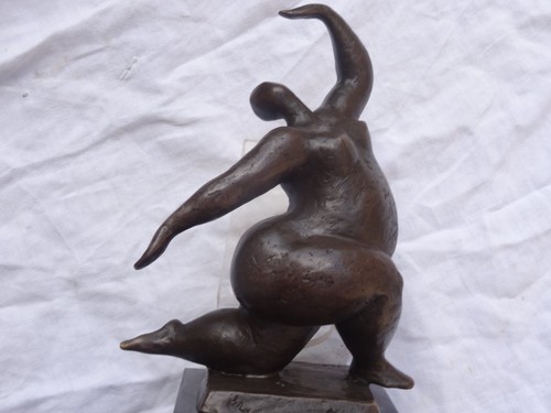 Danseuse callipyge nue bronze - callipyge,