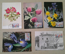 Cartes 1er Jour 1963-1991 Série Floralies Nantaises Foire aux Fleurs Montvendre