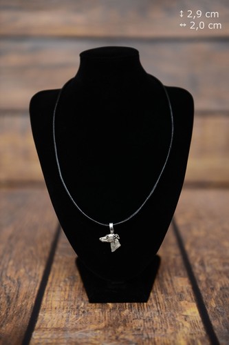 Whippet pendentif en argent - pendentif,