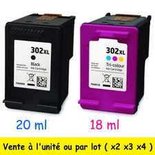 Cartouches d'encre compatibles avec imprim HP 302 XL DeskJet 3630 3632 3633 3634
