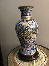 CLOISONNE VASE BRONZE EMAUX