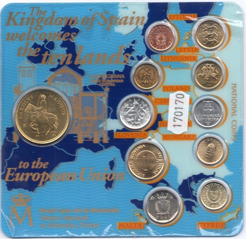 Série euro espagne 2004 - euro, bu