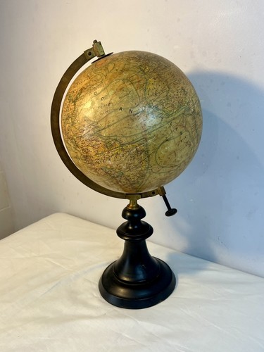Globe terrestre ancien - globe, j