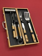Mallette Couverts Barbecue Pince Pique Fourchette Salière Poivrier Épices ￼