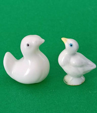 Fèves OISEAUX anciens porcelaine émaillée décorée