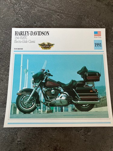 Carte fiche moto collection - carte,