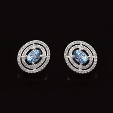 Boucles D’Oreilles Saphir