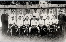CPA CARTE PHOTO RUGBY XIII