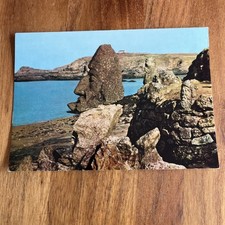 Postcard Cpa - Rotheneuf - Les Rochers Sculptés 